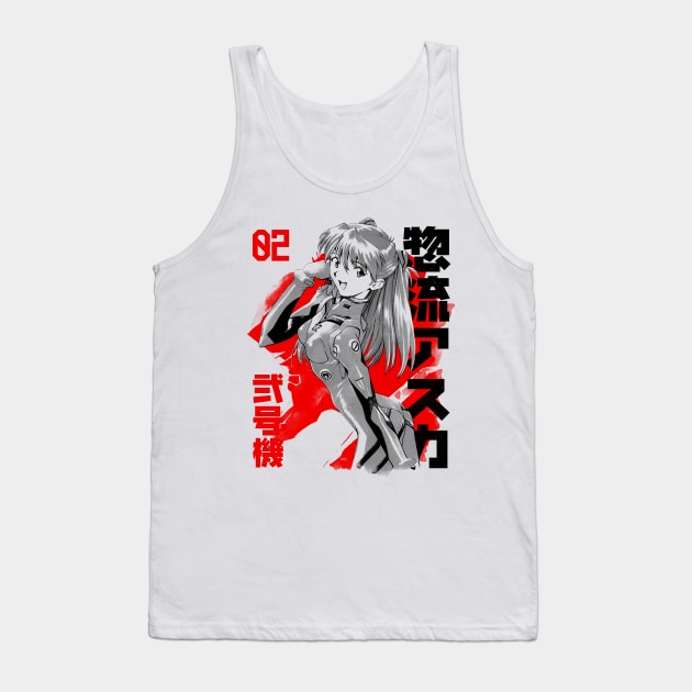 EVA Pilot 02 (black) Tank Top by geekingink